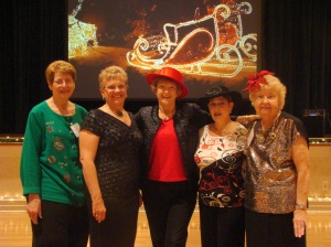 2012 Tea Quila Rose board: Terri D'Amico, Beth Houtz, Phyllis Novak, Linda Ferucci, Elaine Lies (not pictured is Sue Cianci)